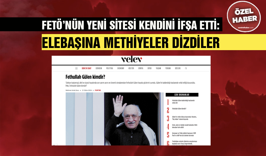 FETÖ’nün yeni sitesi kendini ifşa etti: Elebaşına methiyeler dizdiler