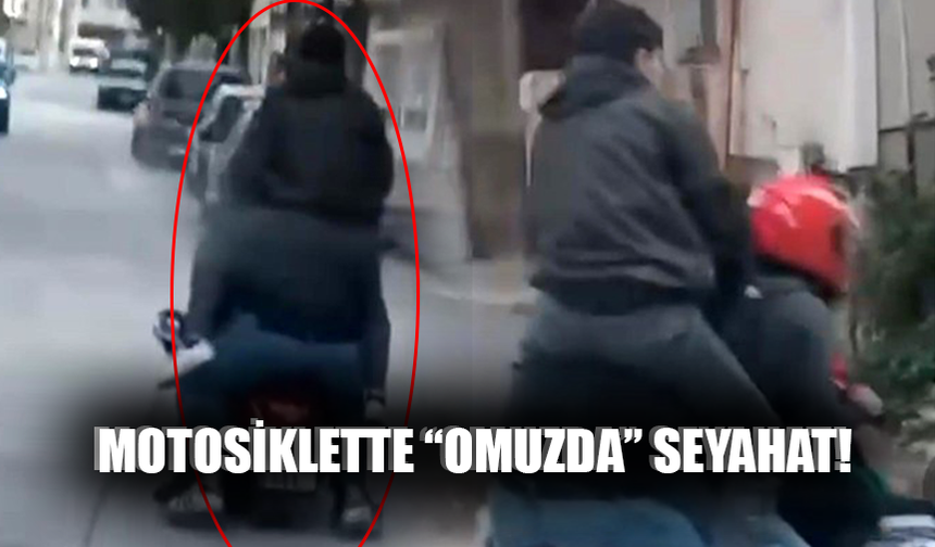 Motosiklette “omuzda” seyahat!