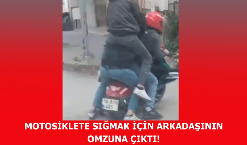 Motosiklette “omuzda” seyahat!