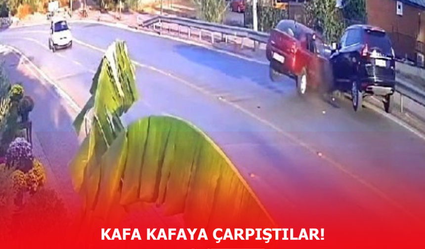 Kafa kafaya çarpıştılar!