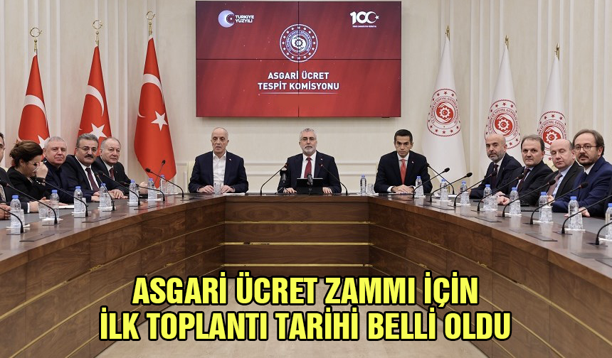 Asgari ücret zammı için ilk toplantı tarihi belli oldu