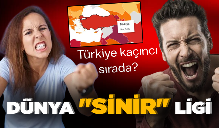 Dünyanın en sinirli ülkeleri açıklandı: Türkiye listede yok