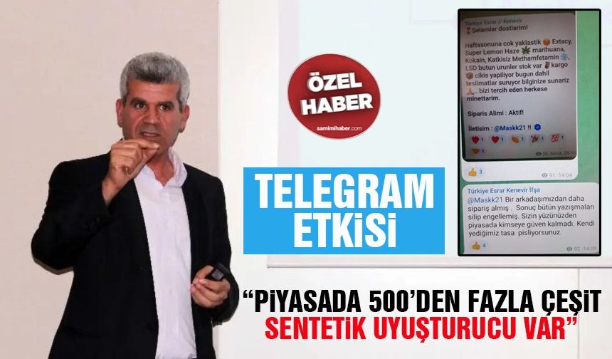 Telegram etkisi! Piyasada 500’den fazla çeşit sentetik uyuşturucu var