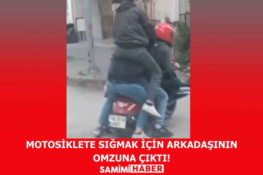 Motosiklette “omuzda” seyahat!