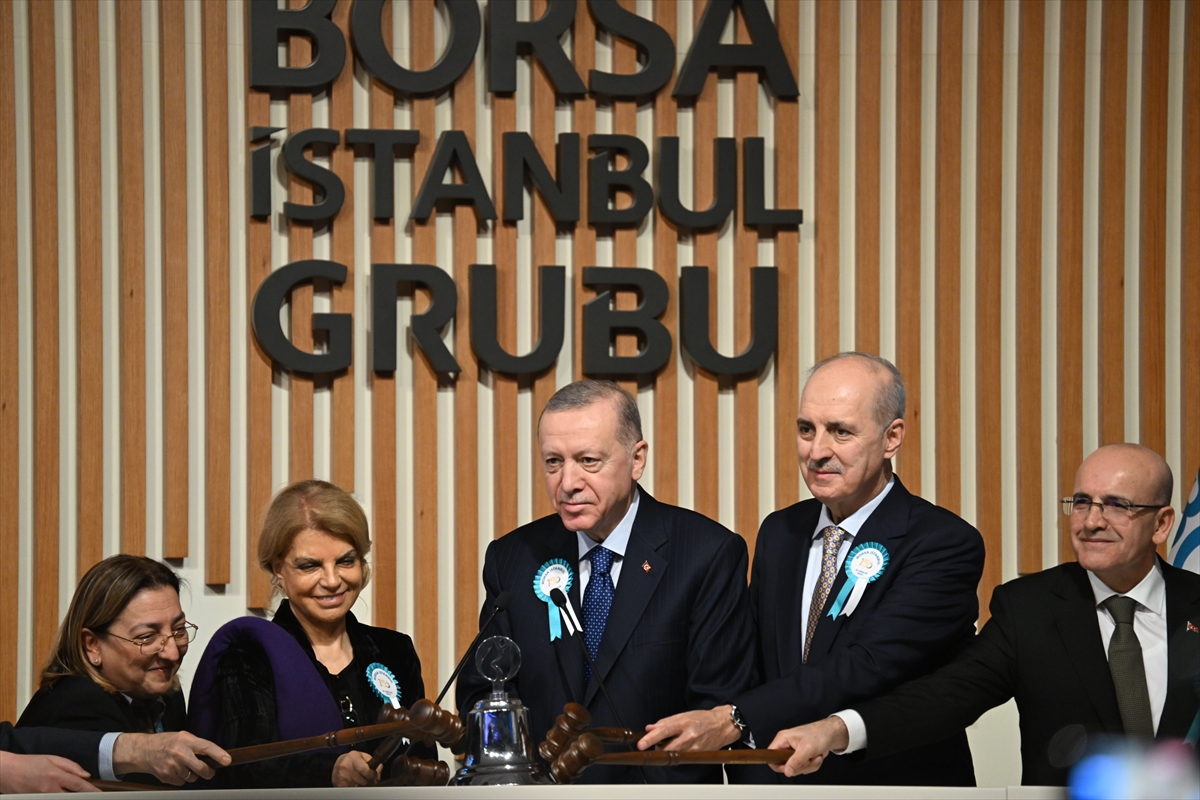 Cumhurbaşkanı Erdoğan Borsa İstanbul Gong Töreni