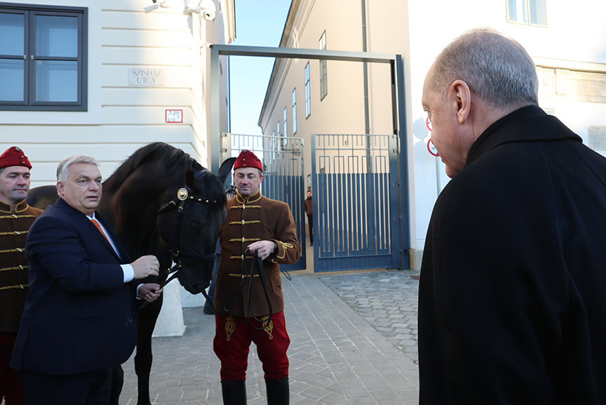 Cumhurbaşkanı Erdoğan Macaristan Macar Atı Hediye