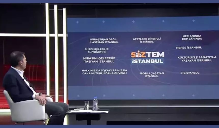 Ak Parti İbb Başkan Adayı Murat Kurum Cnn Türk’te Projelerini Anlattı (6)