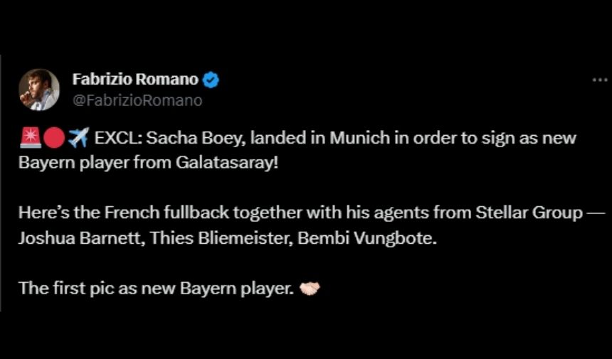 Bayern Münih, Sacha Boey'i Transfer Etti