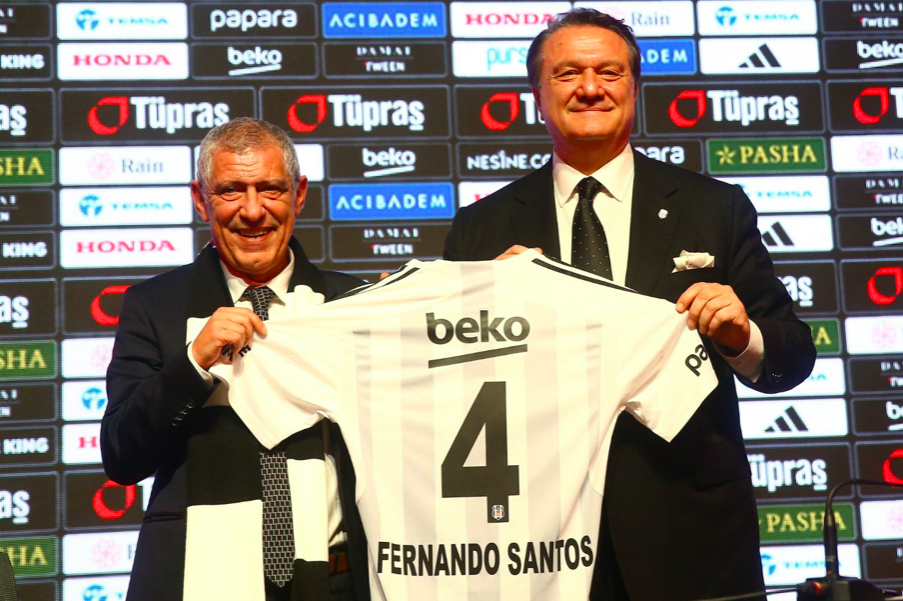 Fernando Santos ile Hasan Arat