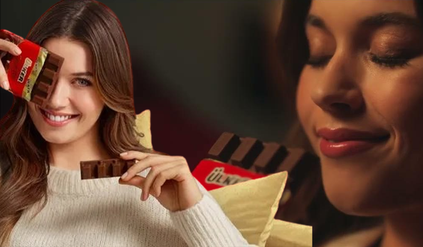 Afra Saraçoğlı Ülker Çikolata Reklam Yüzü
