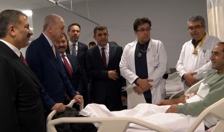Cumhurbaşkanı Erdoğan Hatay'daki Hastaneleri Ziyaret Etti