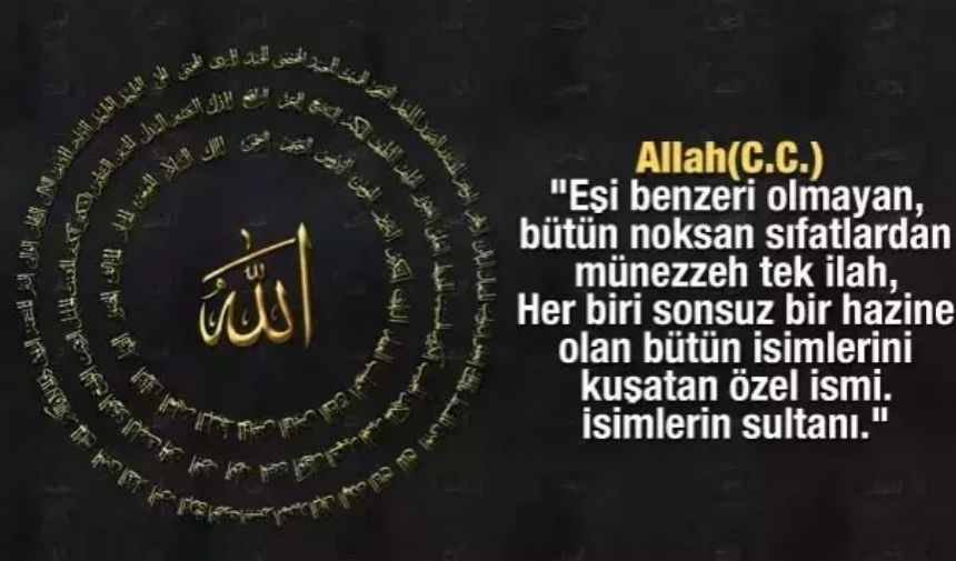 Sırasıyla Allah’ın İsimleri, Okunuşları, Anlamları Ve Faziletleri