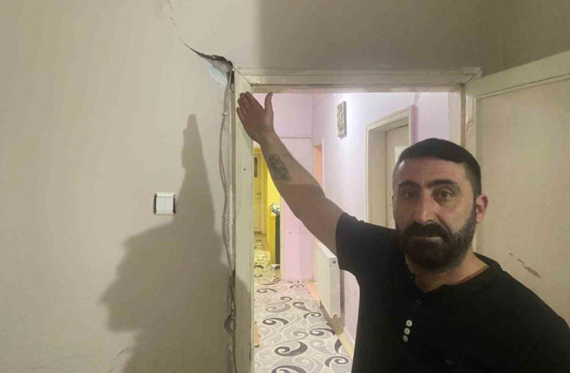 Tokat depreminde Kayseri’deki evde hasar iddiası