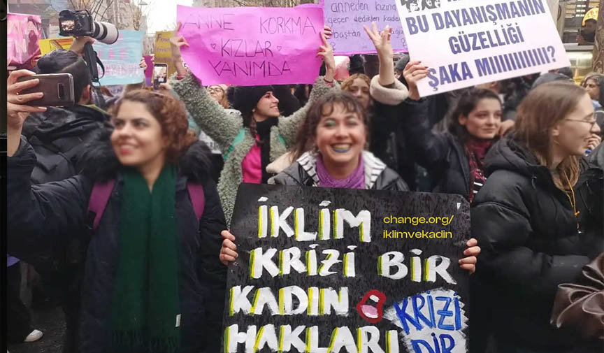 iklim krizi için kampanya