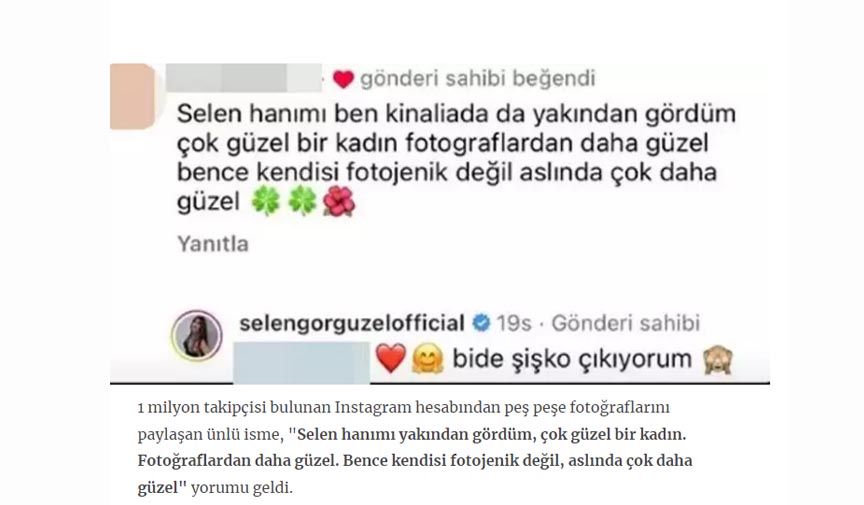 selen göngüzelden kalça itirafı