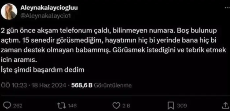 Aleyna Kalaycıoğlu:'İşte şimdi başardım'