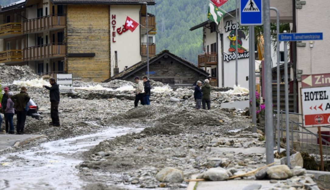 İsviçre’de heyelan ve sel: 4 ölü, 2 kayıp