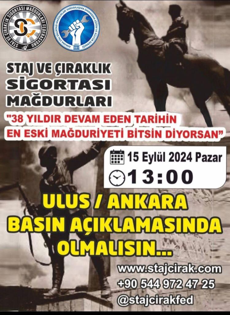 Staj Çırak Afiş