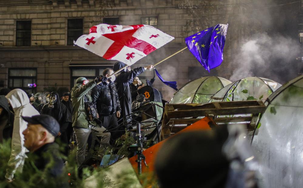 Gürcistan'da Protestolar Devam Ediyor-1