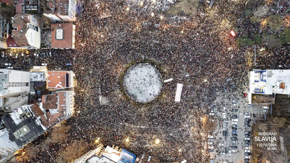 Sırbistan Protesto