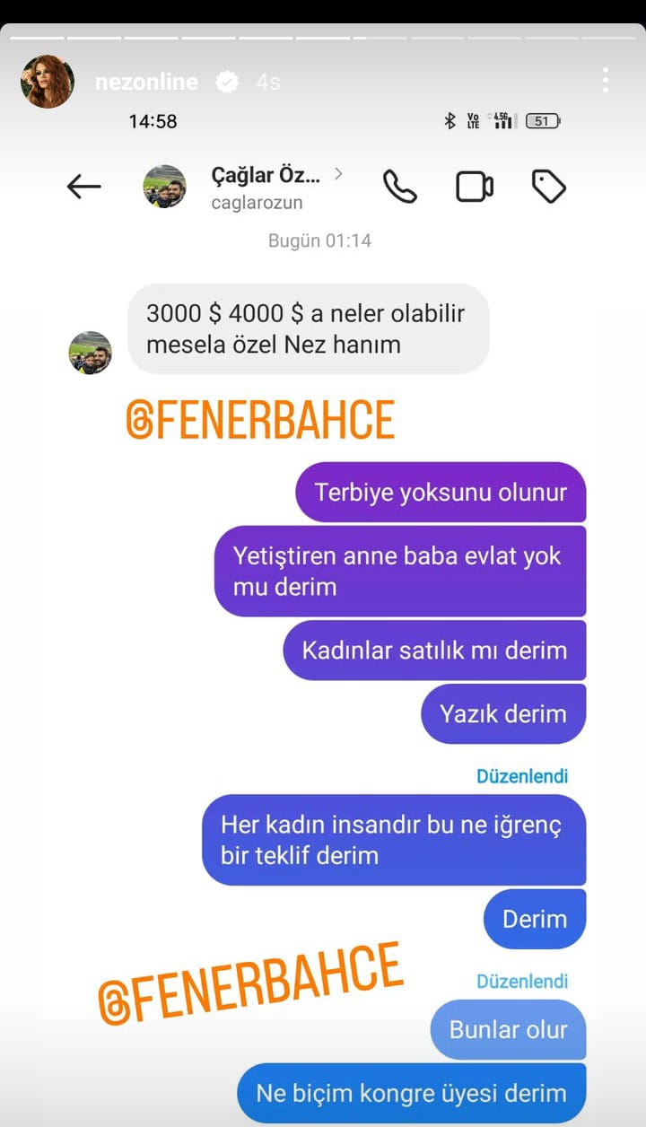 Nez Ahlaksız Teklif Fenerbahçe Kongre Üyesi